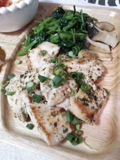 鶏胸肉*のり塩バター焼き-レシピのメイン写真