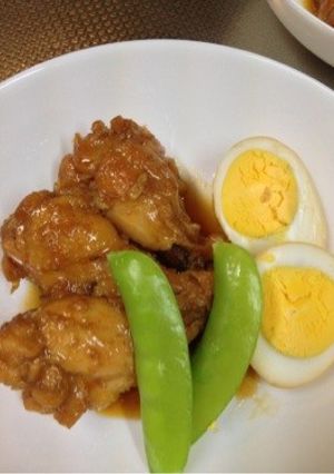 簡単‼手羽元の甘辛煮^o^-レシピのメイン写真