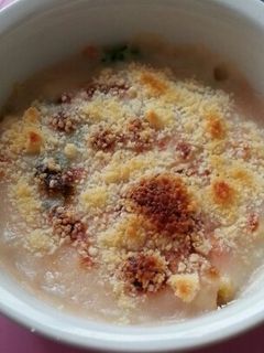 簡単ドリア(鶏そぼろ炒飯)リメイク-レシピのメイン写真