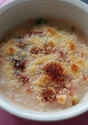 簡単ドリア(鶏そぼろ炒飯)リメイク-レシピのメイン写真