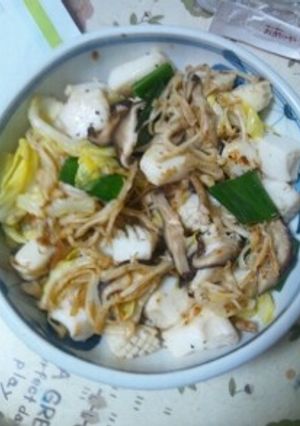 ５月１０日晩飯　【味付けイカの炒め物】-レシピのメイン写真