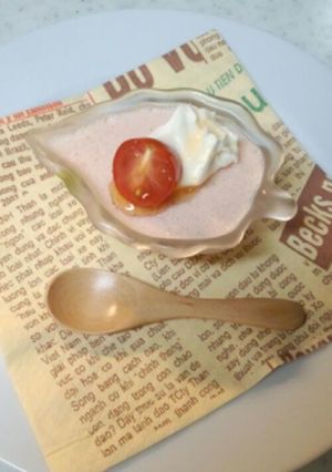 ほっぺたおちる♬トマトのヨーグルトムース-レシピのメイン写真
