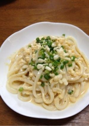 冷やしぶっかけうどん〜マヨポン風味〜-レシピのメイン写真