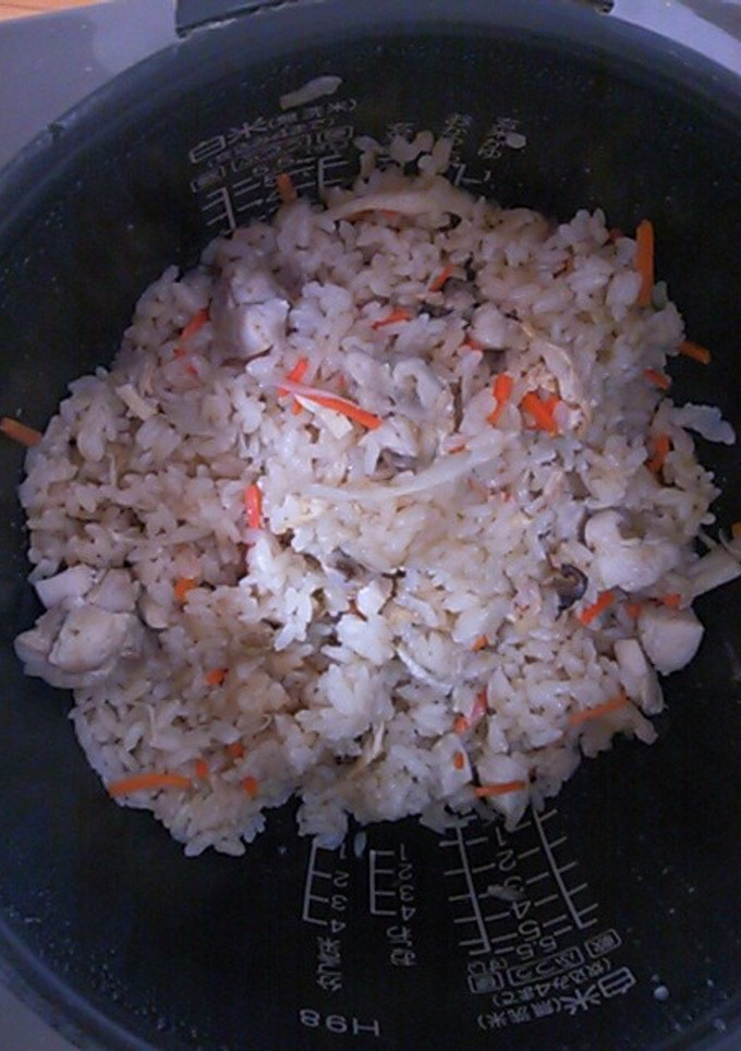鶏とごぼうの炊き込みご飯-レシピのメイン写真