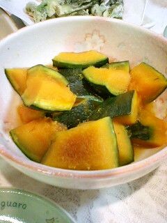 レンジでかぼちゃの煮物-レシピのメイン写真