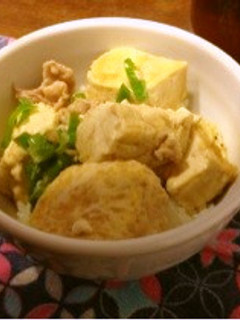 ヘルシーにスタ丼をアレンジ!豆腐スタ丼-レシピのメイン写真