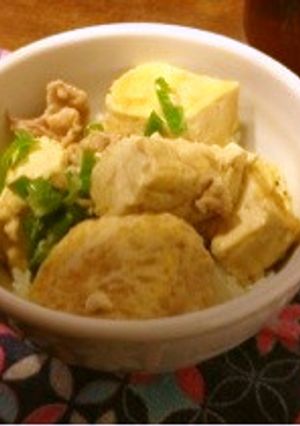 ヘルシーにスタ丼をアレンジ！豆腐スタ丼-レシピのメイン写真