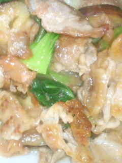 豚肉とナスの梅焼き-レシピのメイン写真