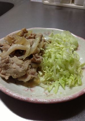 豚コマで作る我が家の生姜焼き-レシピのメイン写真