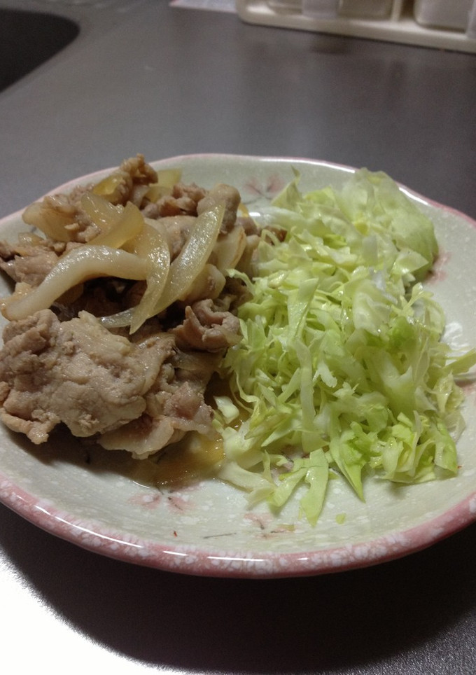 豚コマで作る我が家の生姜焼き-レシピのメイン写真