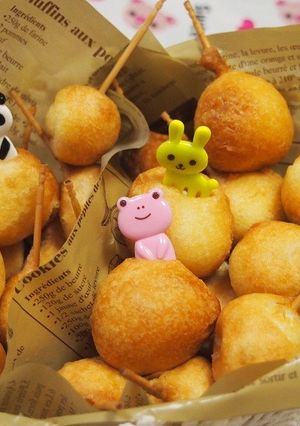HMでプチアメリカンドック♪うずらもねっ-レシピのメイン写真