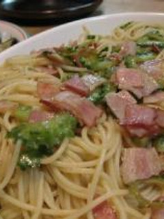 ゴーヤとベーコンのパスタ-レシピのメイン写真