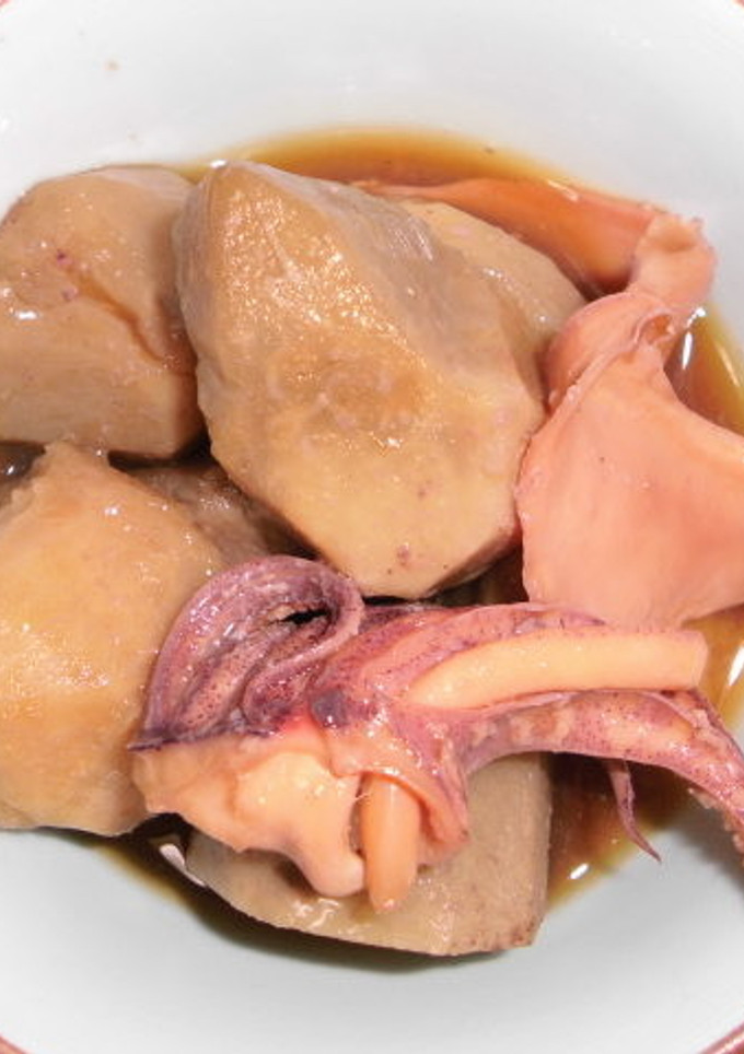 イカのゲソと里芋の煮物-レシピのメイン写真