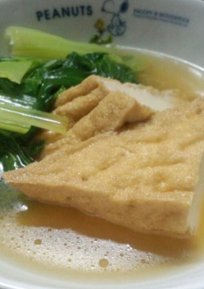 厚揚げとしろ菜の煮物-レシピのメイン写真