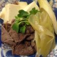 砂糖なし☆にんにく風味の肉豆腐