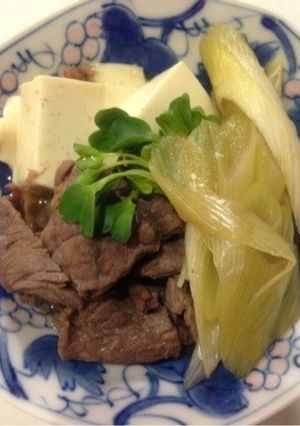 砂糖なし☆にんにく風味の肉豆腐-レシピのメイン写真