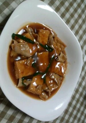 厚揚げと豚バラ肉の旨煮-レシピのメイン写真