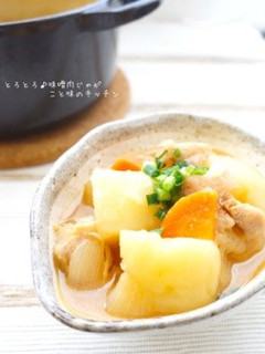 とろとろ♪味噌肉じゃが-レシピのメイン写真