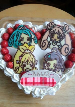 ドキドキプリキュア ケーキ-レシピのメイン写真