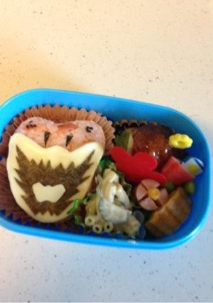 キョウリュウジャー遠足弁当 キャラ弁-レシピのメイン写真