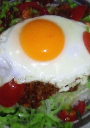 わたし流☆簡単!カレー味タコライス☆-レシピのメイン写真