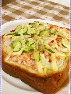 ◇鮭オイル漬け(スープ煮)でトースト◇-レシピのメイン写真