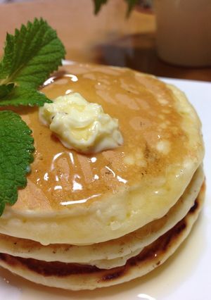 もちっとふんわり☆ホットケーキ☆-レシピのメイン写真