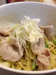 しゃぶしゃぶ肉の柚子胡椒パスタ-レシピのメイン写真