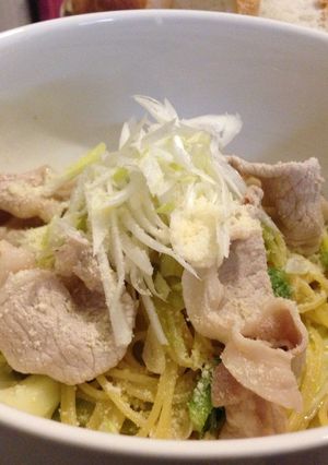 しゃぶしゃぶ肉の柚子胡椒パスタ-レシピのメイン写真