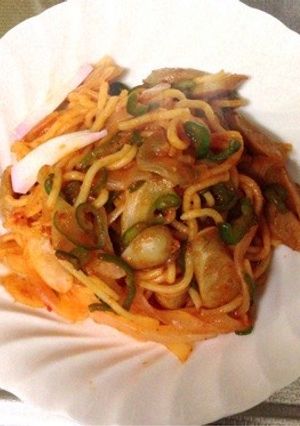 ちゃんぽん麺で作るナポリタン‼-レシピのメイン写真