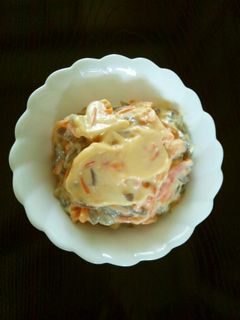人参とこんにゃくの白和え-レシピのメイン写真