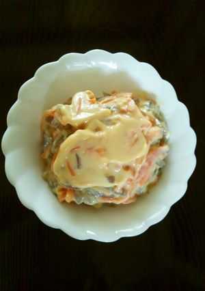 人参とこんにゃくの白和え-レシピのメイン写真
