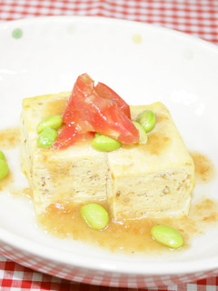 豆乳玉子焼き 梅風味-レシピのメイン写真