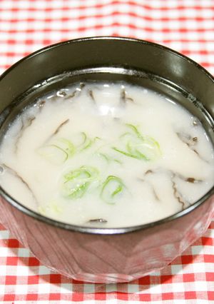 塩昆布の豆乳スープ-レシピのメイン写真