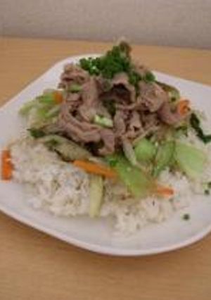 野菜たっぷりワンプレートポークジンジャー-レシピのメイン写真