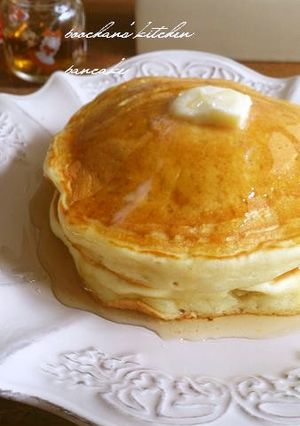卵不使用✿ふわふわぁ♡お豆腐パンケーキ-レシピのメイン写真