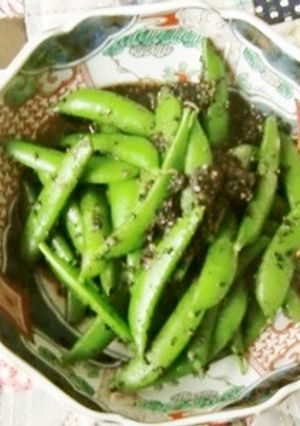 スナップえんどうのごまあえは１：１：２-レシピのメイン写真
