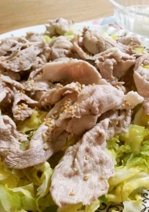 お野菜をたくさん食べる冷しゃぶ。-レシピのメイン写真