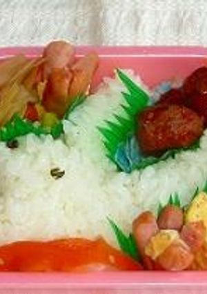 「リサとガスパール」のリサ弁当♪-レシピのメイン写真