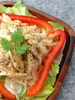 帆立缶で♪帆立と大根のわさびマヨサラダ-レシピのメイン写真