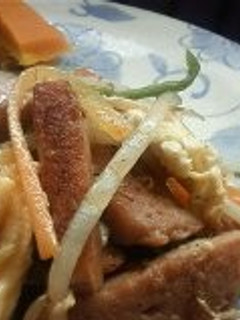 スパムと緑黄色野菜の卵炒め-レシピのメイン写真