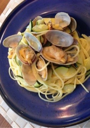 あさりとズッキーニのパスタ♪ボンゴレ-レシピのメイン写真