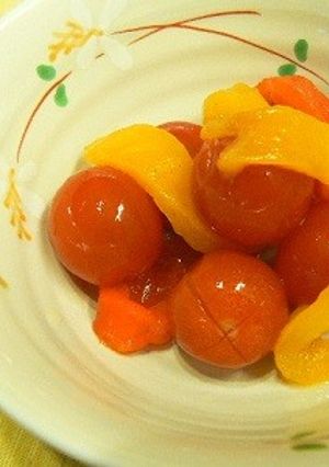 ミニトマトとパプリカのハニーレモンマリネ-レシピのメイン写真