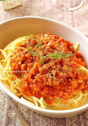 簡単☆ケチャップで作るミートソースパスタ-レシピのメイン写真