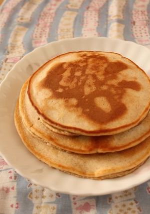 ＊全粒粉入りメープルシロップパンケーキ＊-レシピのメイン写真