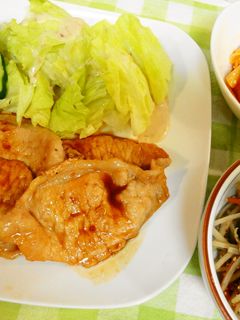 *簡単*照り焼きのタレで焼肉*-レシピのメイン写真
