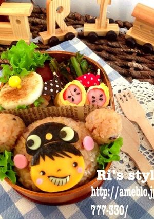 キャラ弁＆デコ弁‼たぬきガール-レシピのメイン写真