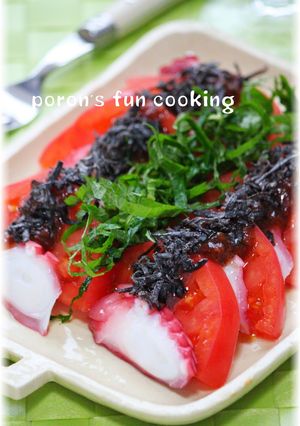 タコとトマトのカルパッチョ*梅塩昆布ドレ-レシピのメイン写真