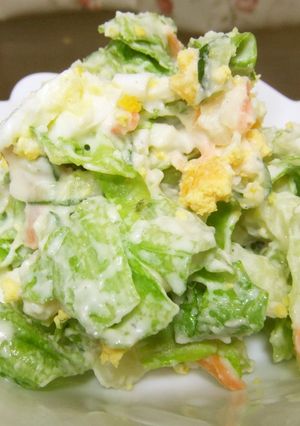 レタスたっぷり☆シャキシャキサラダ-レシピのメイン写真
