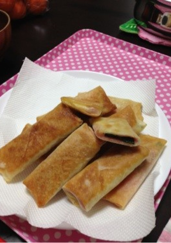巻くだけ春巻き♡揚げ焼きOKとにかく簡単-レシピのメイン写真